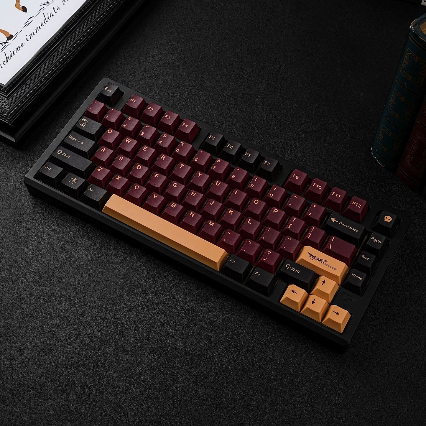 Red Samurai Inspired Cherry PBT Keycaps