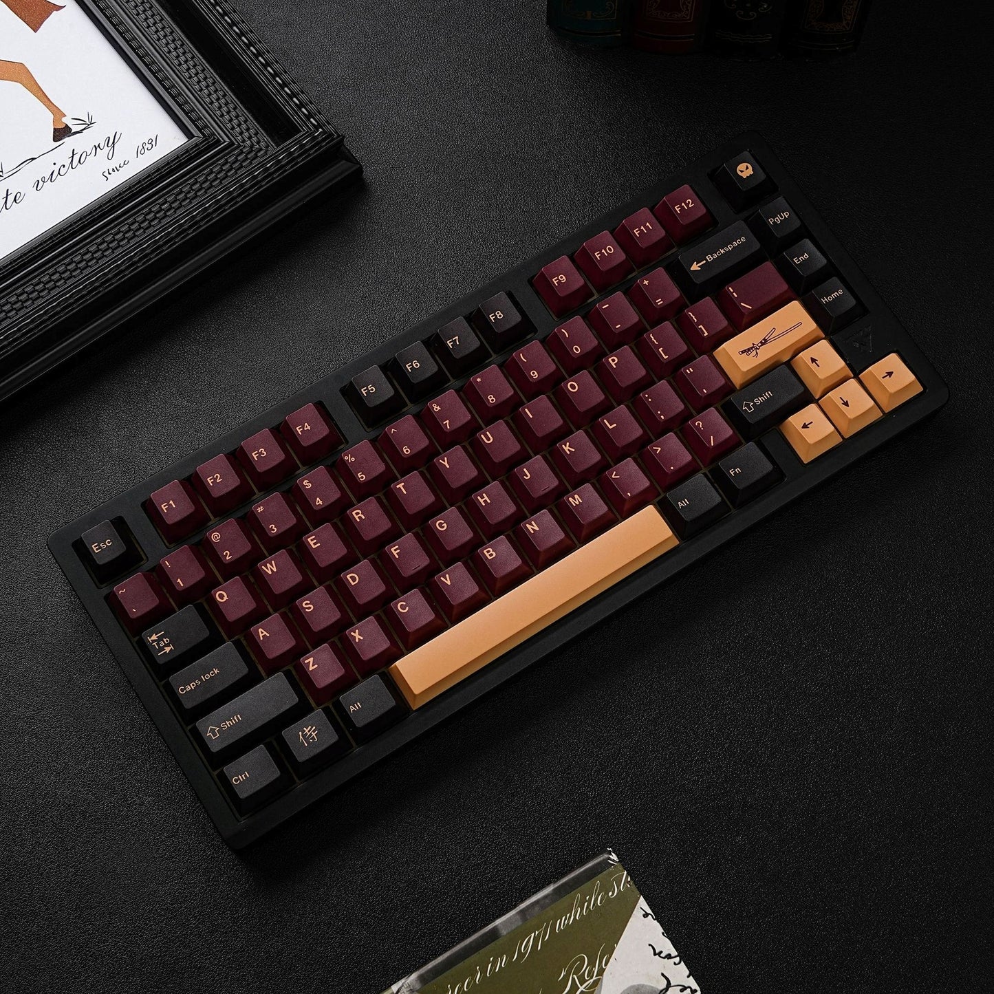 Red Samurai Inspired Cherry PBT Keycaps