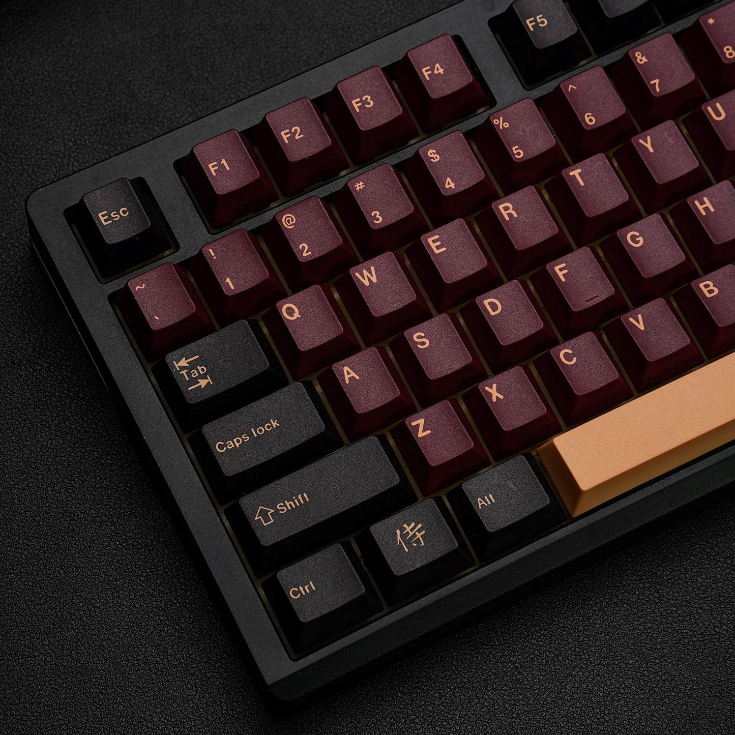 Red Samurai Inspired Cherry PBT Keycaps