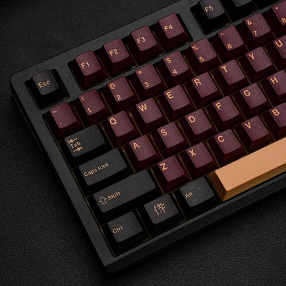 Red Samurai Inspired Cherry PBT Keycaps