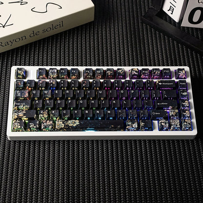 Faint Fragrance Cherry Dual Legends Backlit Keycaps