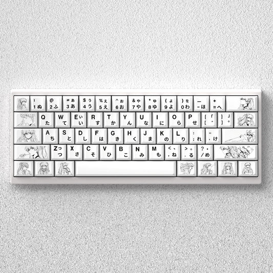 Asuka Pure Edition Premium Cherry PBT MINI Keycaps