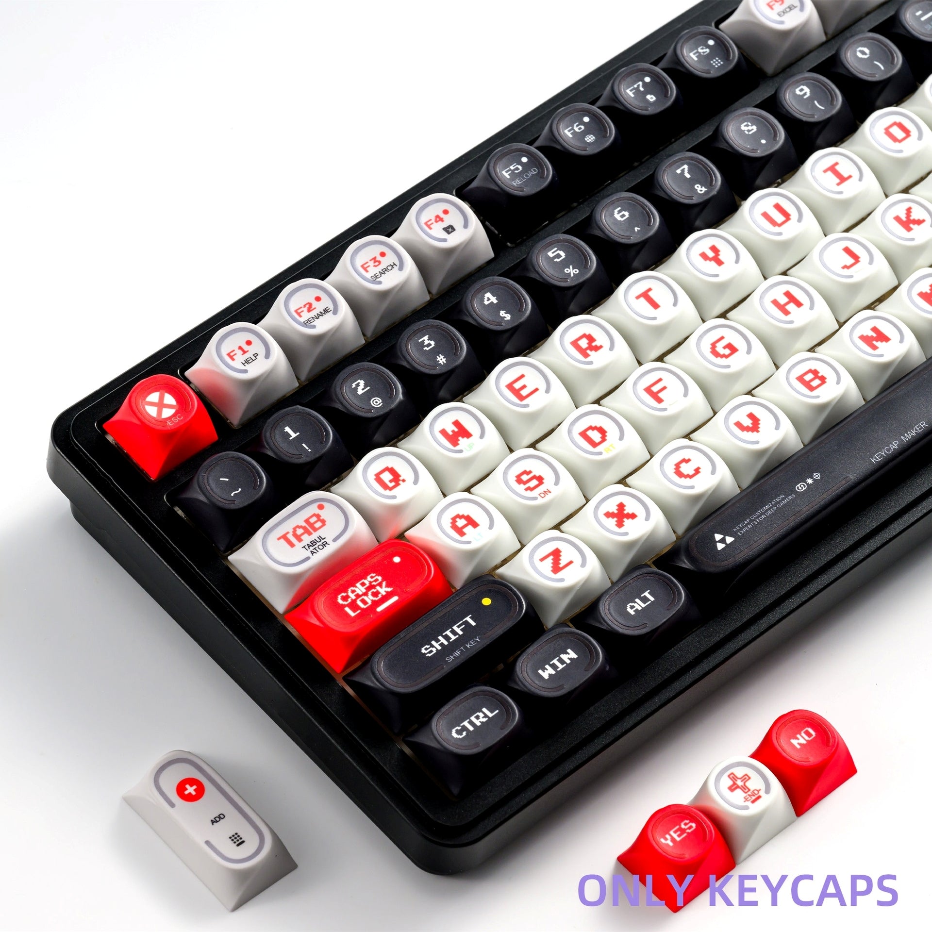Rounded Ceramic Keycaps Reactor Core Rounded C Shaped Keycaps – CuriosityCaps