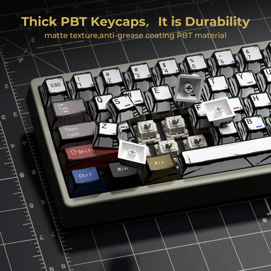 XVX Gaming Manga Theme Graffiti Cherry PBT Keycaps