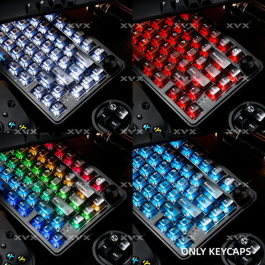 XVX WOB Clear Matte Surface Cherry Keycaps
