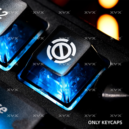XVX WOB Clear Matte Surface Cherry Keycaps