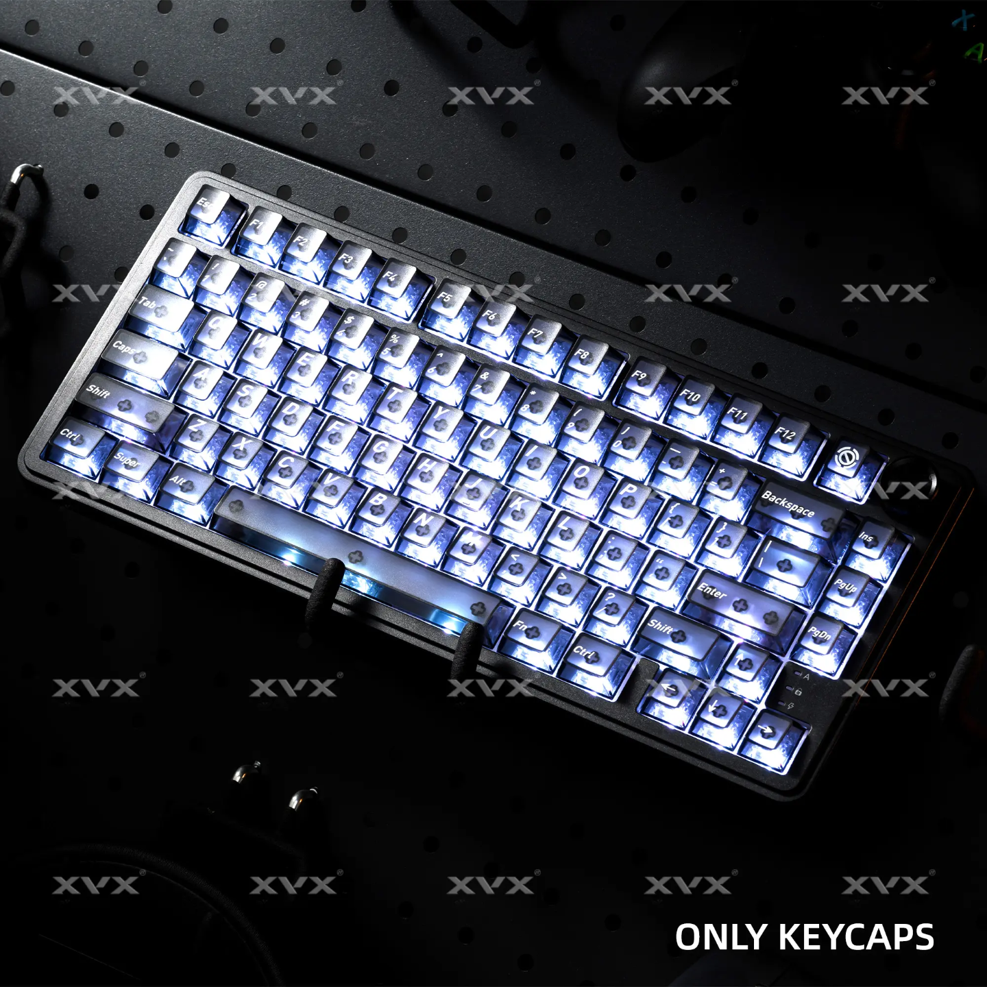 XVX WOB Clear Matte Surface Cherry Keycaps