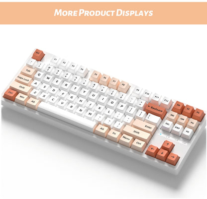 Caramel Warm Glow Cherry PBT Keycaps