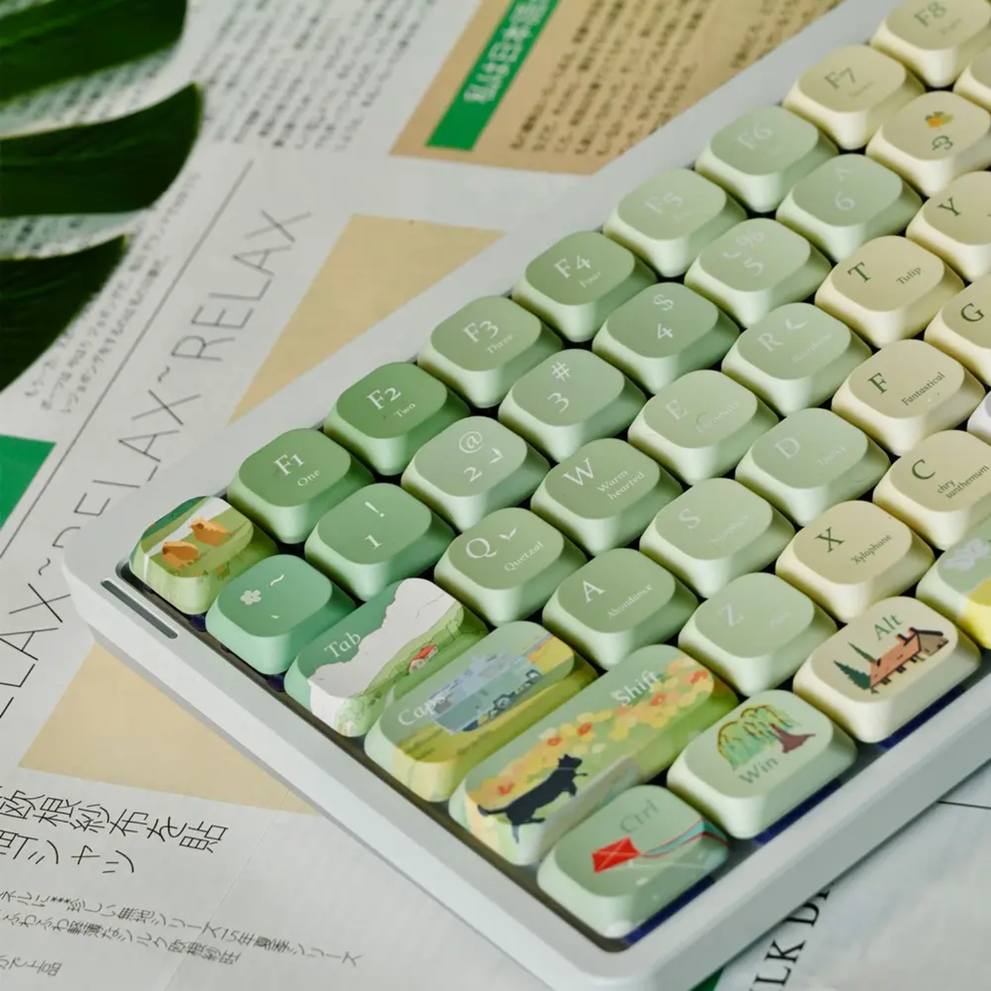 Wanderlust Low Profile PBT Keycaps