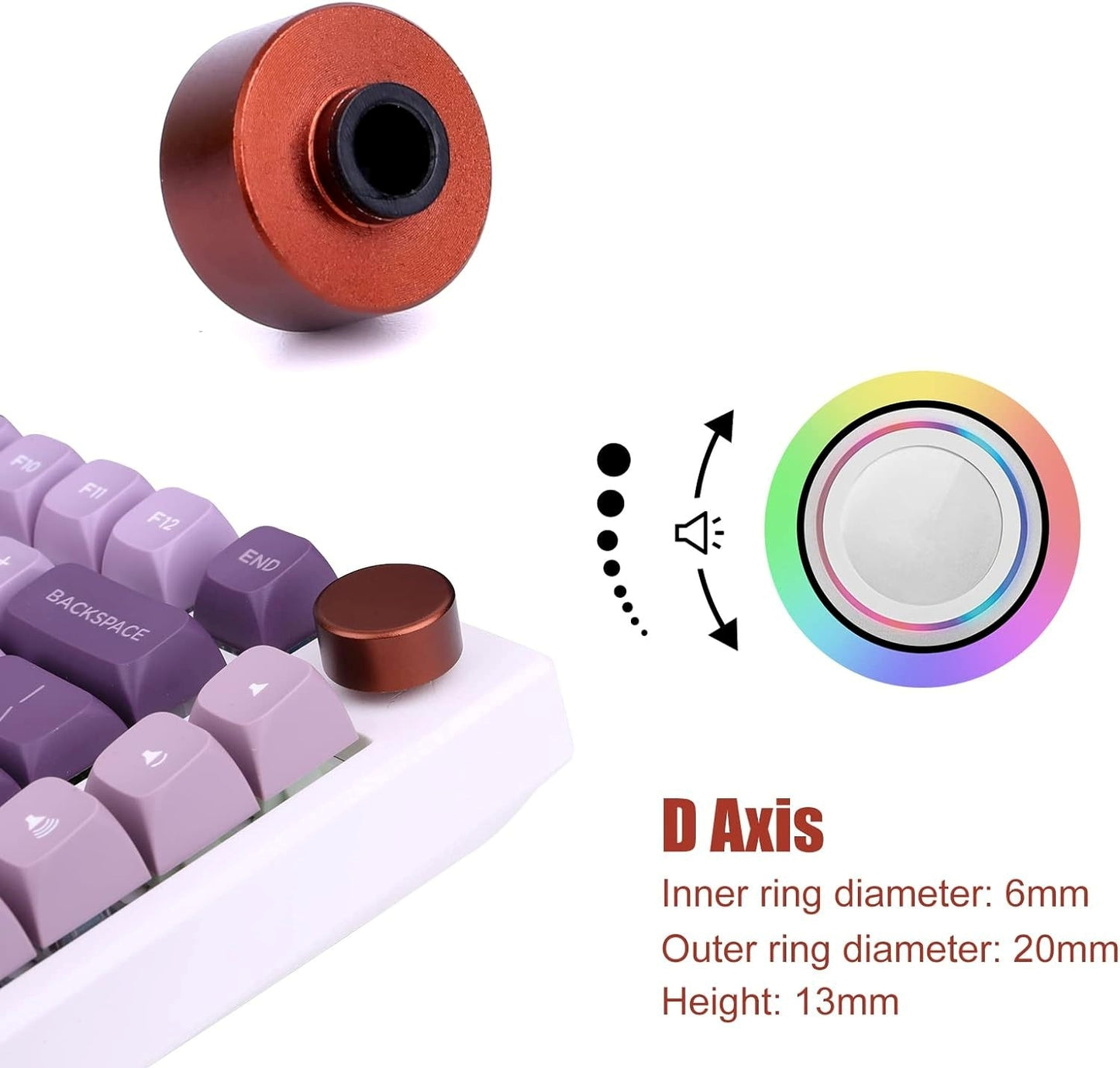 Metal Knobs V2 For Mechanical Keyboards FREE SHIPPING