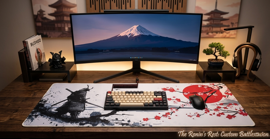 The Ronin's Rest Smooth XXL Deskmat