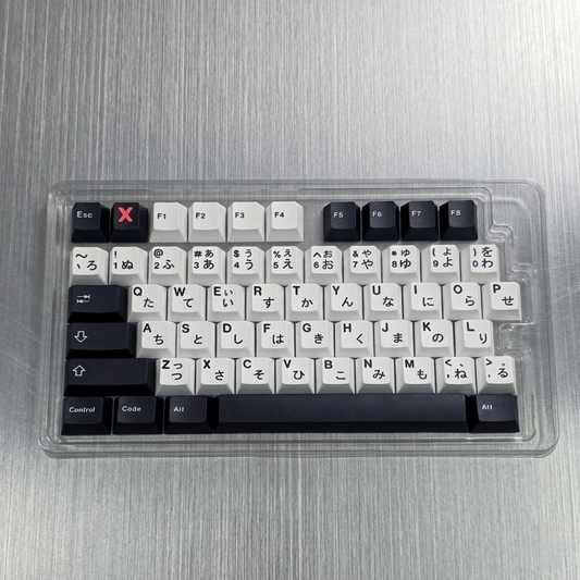 Tokyo Monochrome Japanese Cherry PBT Keycaps