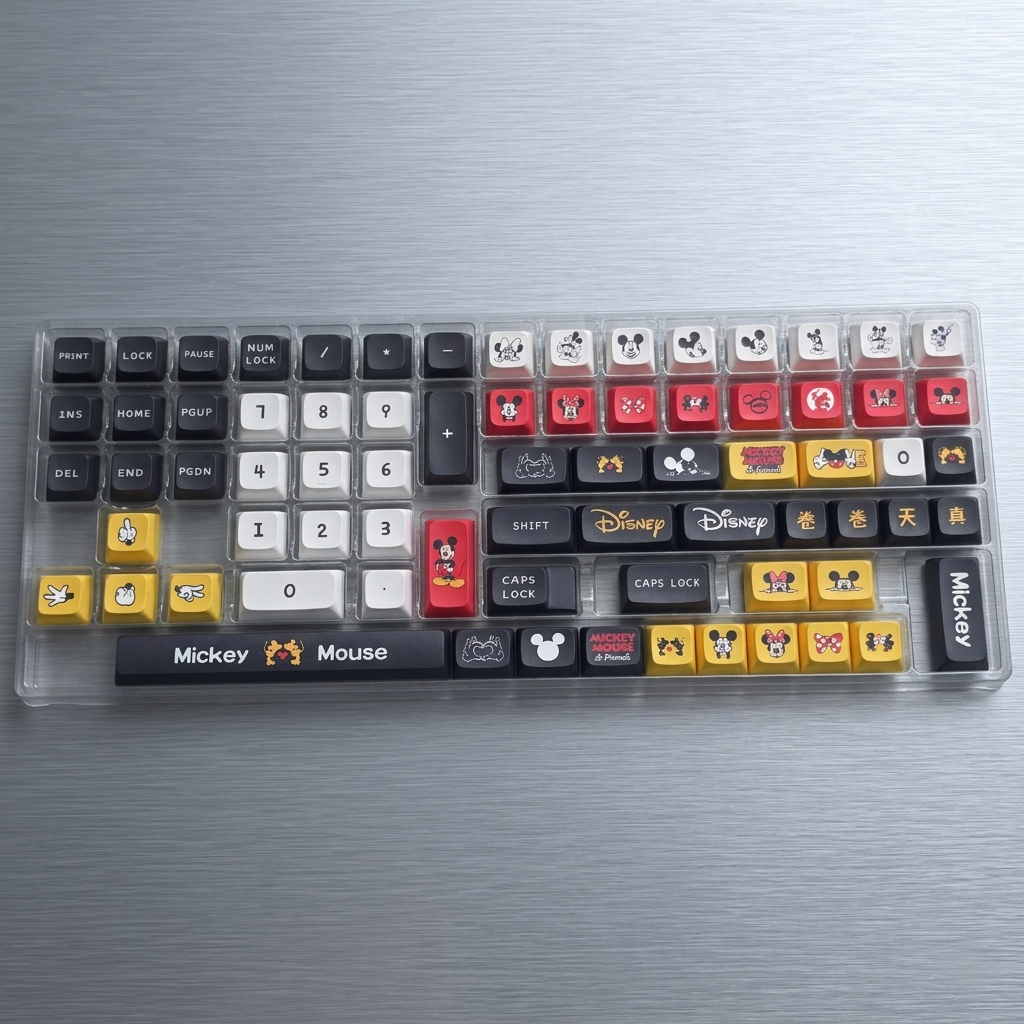 Mickey Mouse XDA PBT Keycaps