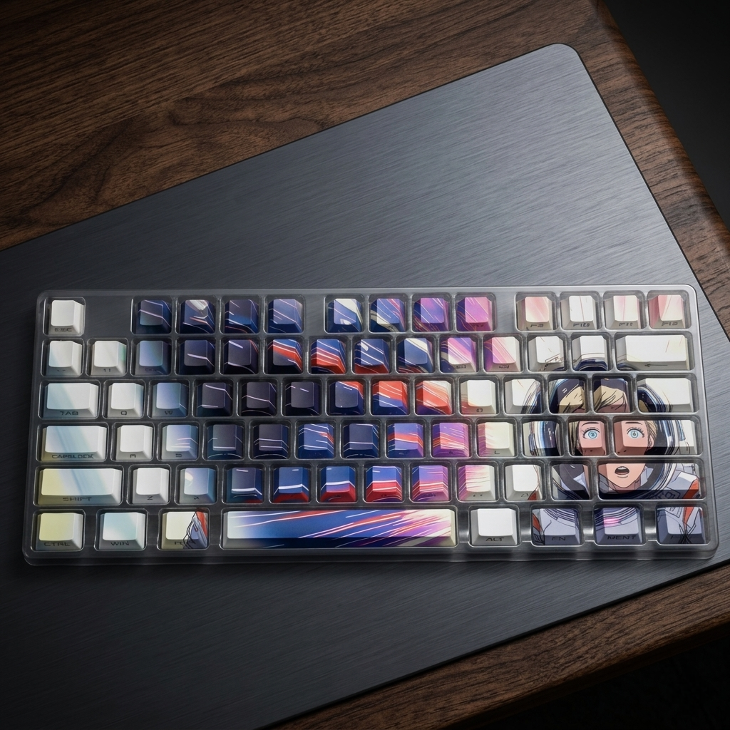 Astronaut Cherry PBT Keycaps