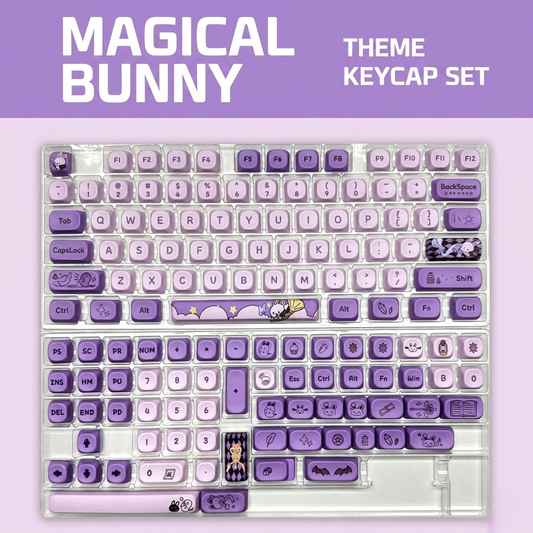 Magical Bunny MOA PBT Keycaps