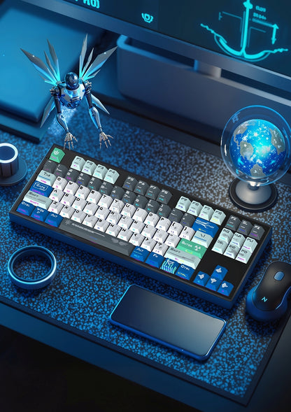 Nuclear Power Cherry Dual Legends Shinethrough Keycaps