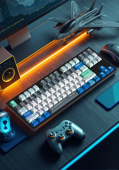 Nuclear Power Cherry Dual Legends Shinethrough Keycaps