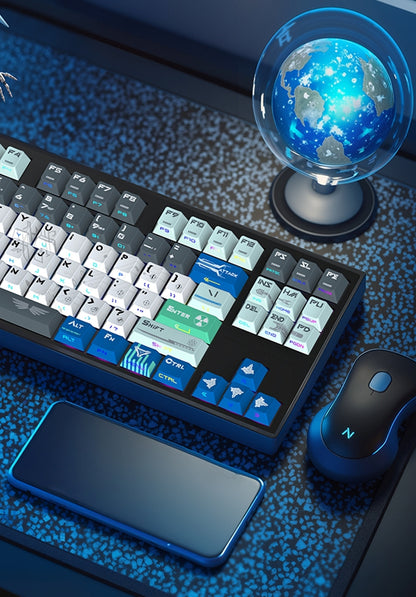 Nuclear Power Cherry Dual Legends Shinethrough Keycaps