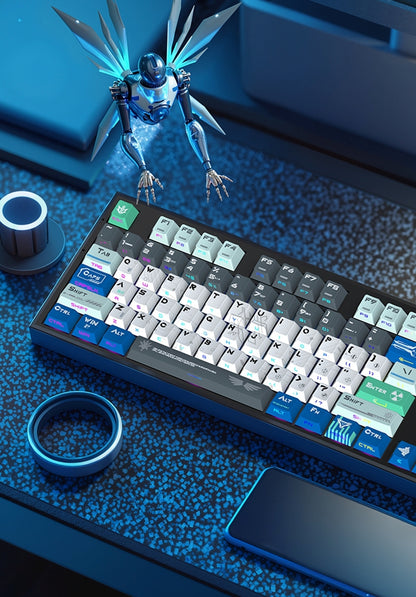 Nuclear Power Cherry Dual Legends Shinethrough Keycaps