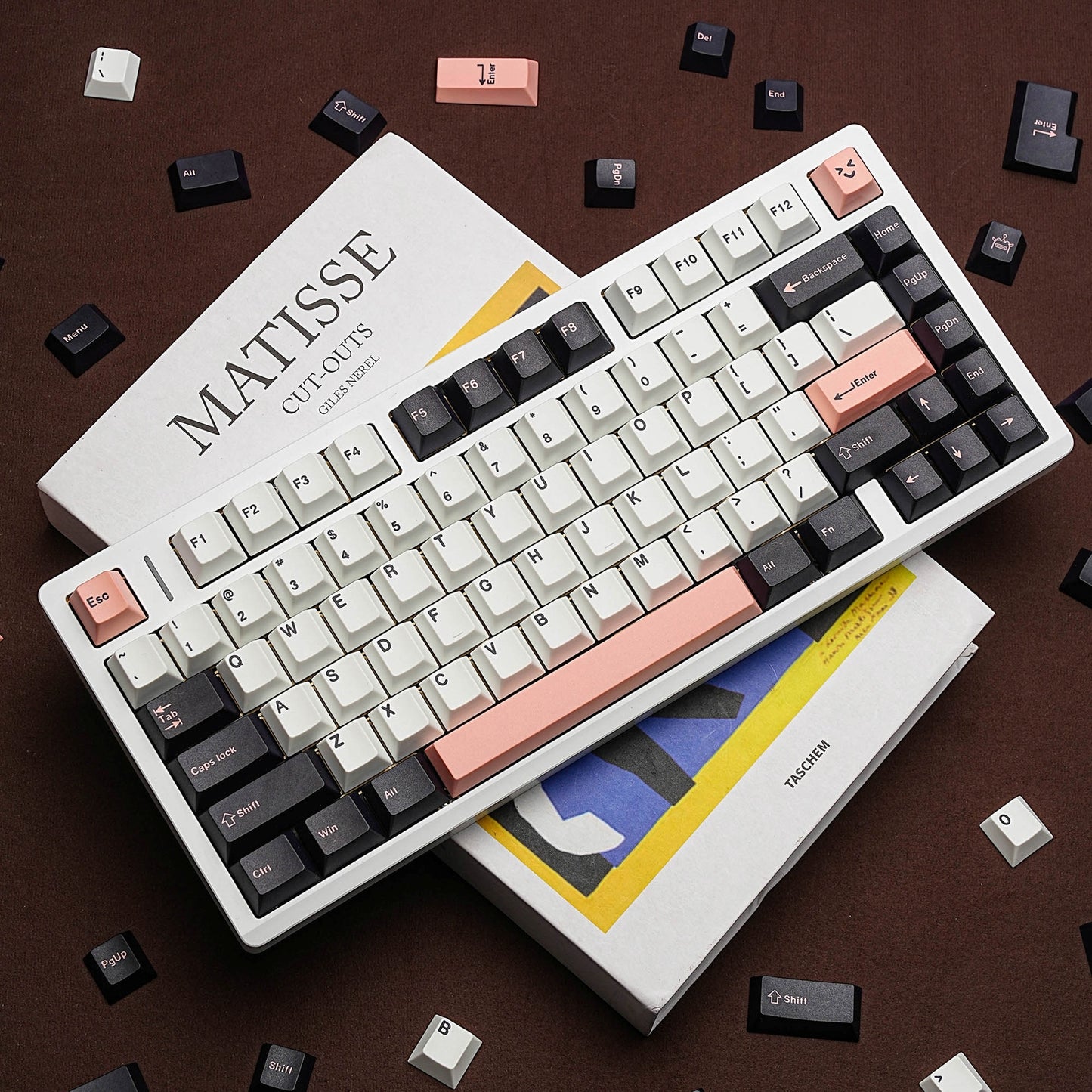 Olivia Inspired Thick Cherry PBT Keycaps