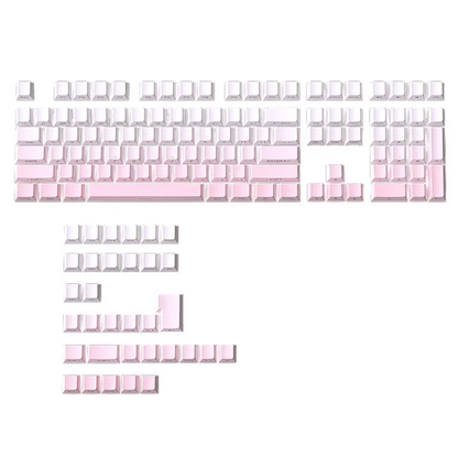 Sakura Pink Gradient Backlit Cherry PBT Keycaps