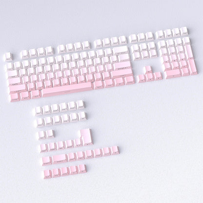 Sakura Pink Gradient Backlit Cherry PBT Keycaps