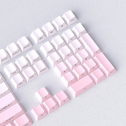 Sakura Pink Gradient Backlit Cherry PBT Keycaps