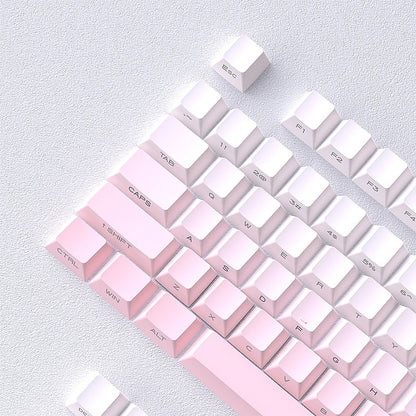 Sakura Pink Gradient Backlit Cherry PBT Keycaps