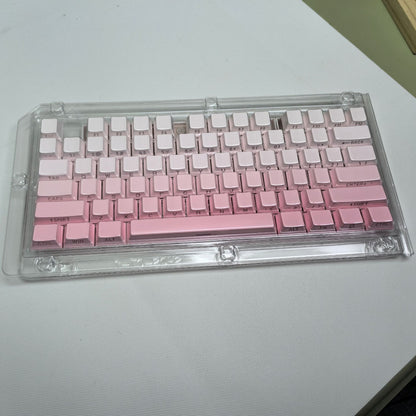 Sakura Pink Gradient Backlit Cherry PBT Keycaps