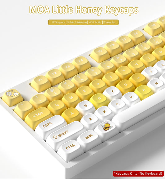 Little Honey MOA PBT Keycaps