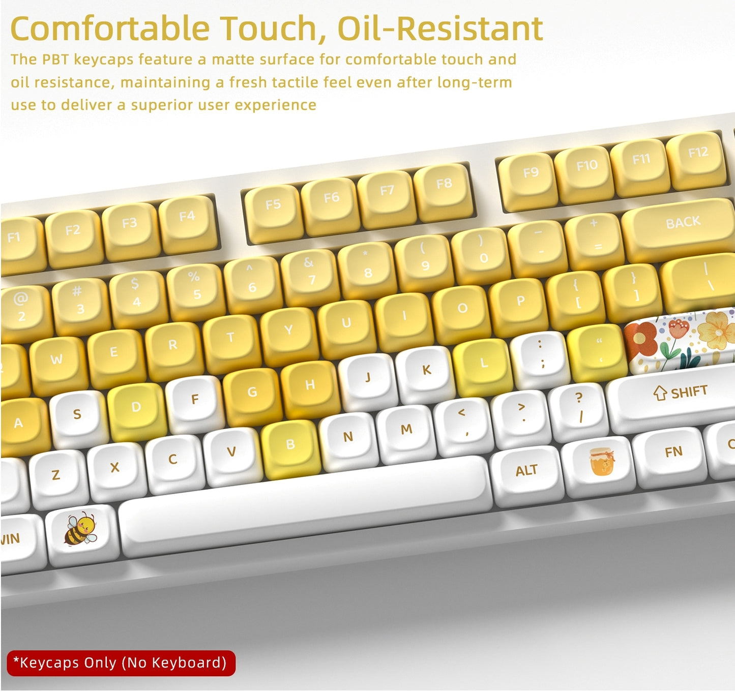 Little Honey MOA PBT Keycaps