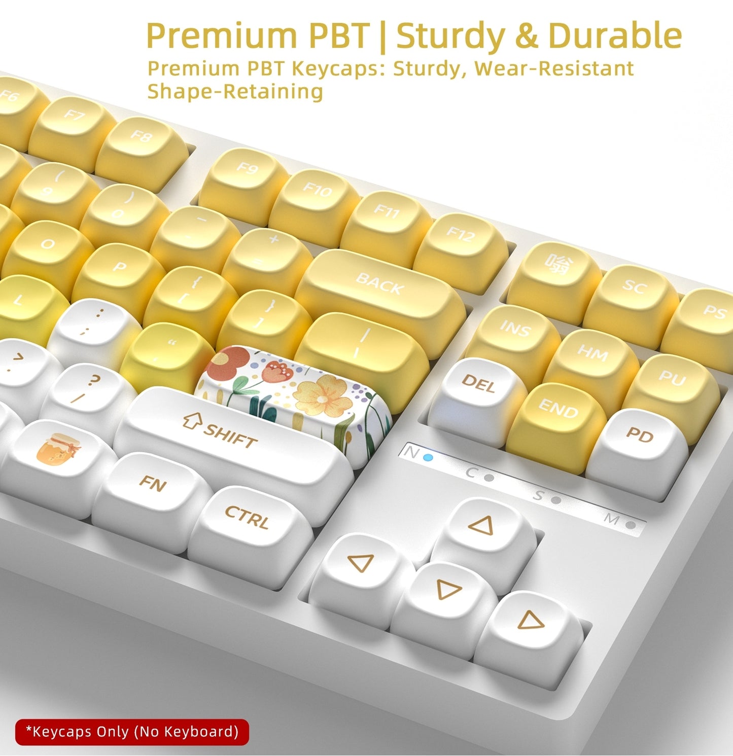 Little Honey MOA PBT Keycaps