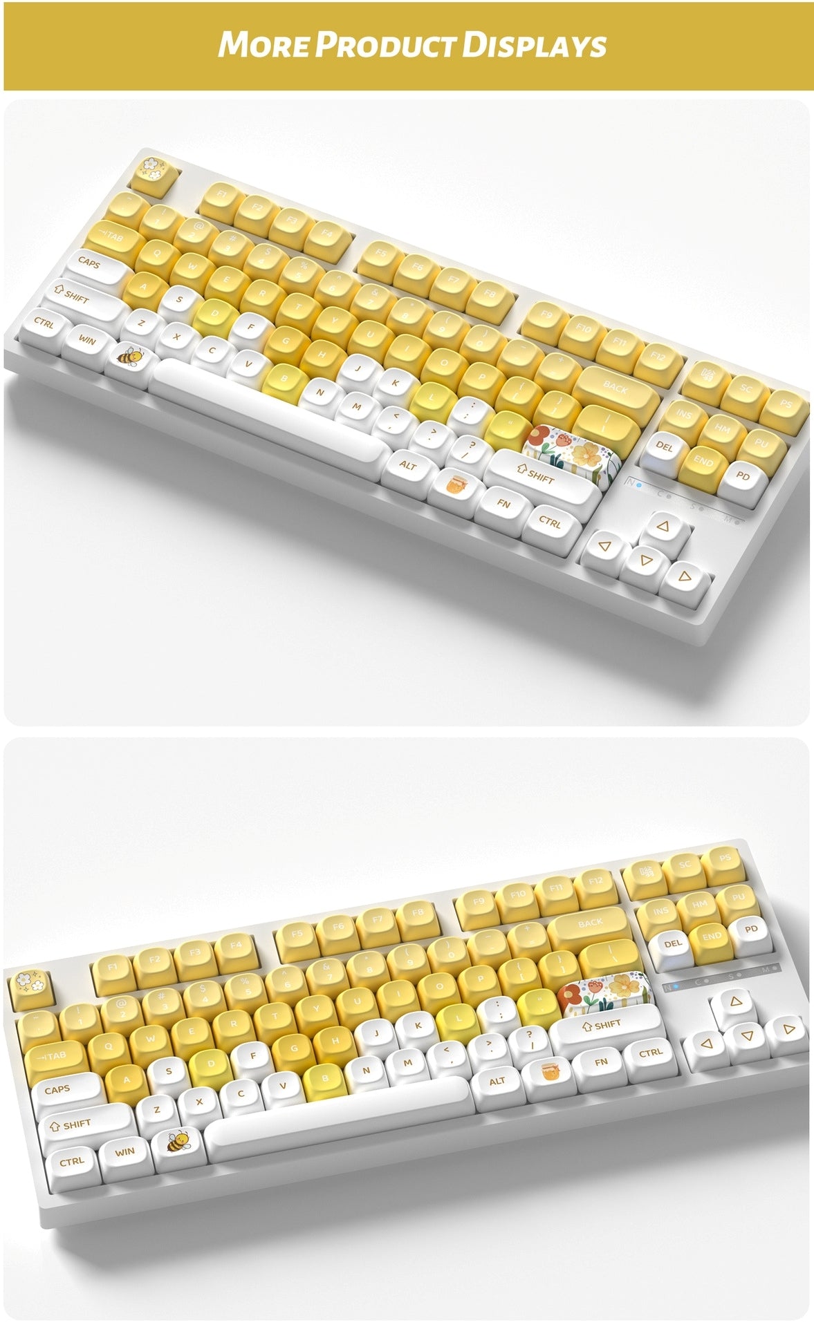 Little Honey MOA PBT Keycaps