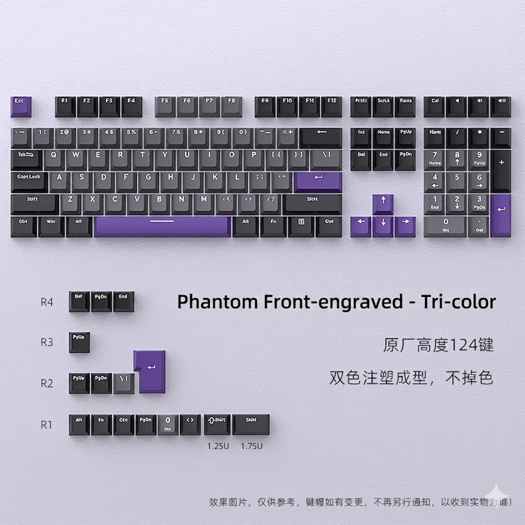 Phantom Cherry Doubleshot Keycaps