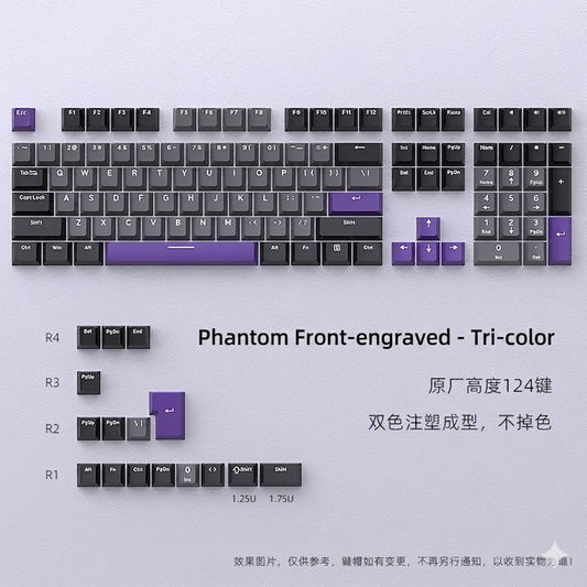 Phantom Cherry Doubleshot Keycaps