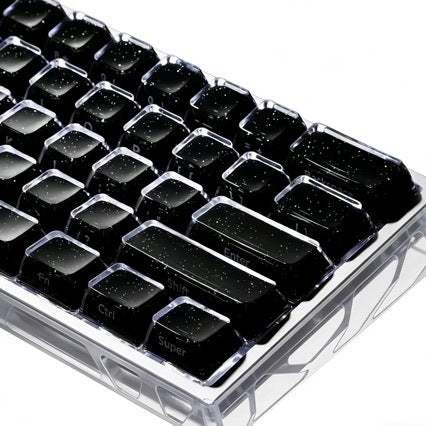 Glitter Noir Crystal MDA Keycaps