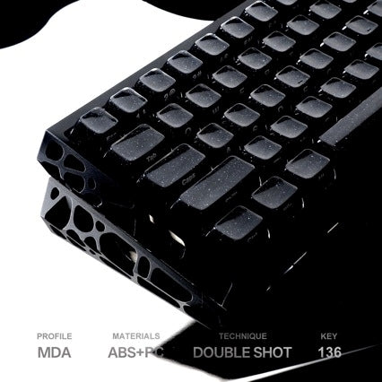 Glitter Noir Crystal MDA Keycaps