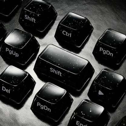Glitter Noir Crystal MDA Keycaps