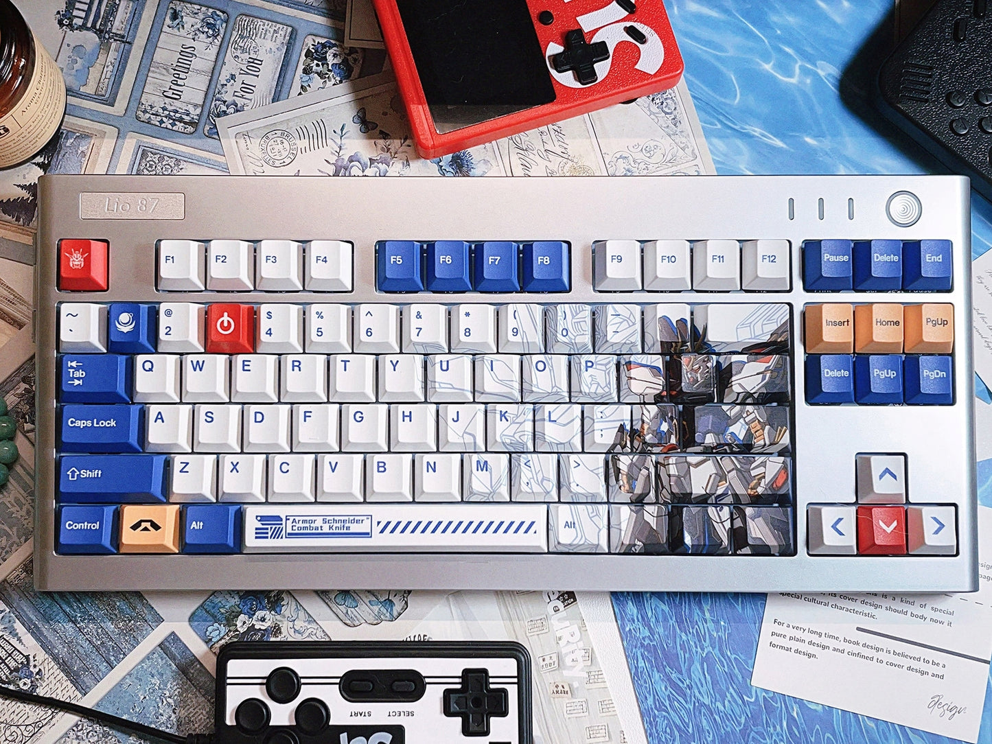 Gundam V3 Cherry PBT Keycaps