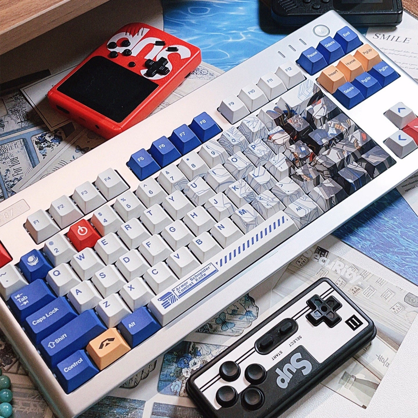 Gundam V3 Cherry PBT Keycaps
