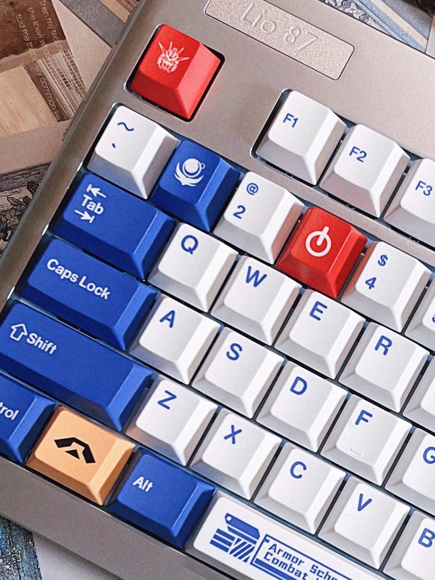 Gundam V3 Cherry PBT Keycaps