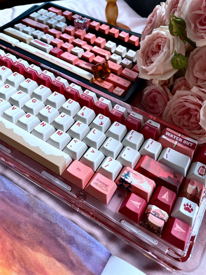 Twilight Wilderness Cherry PBT Keycaps