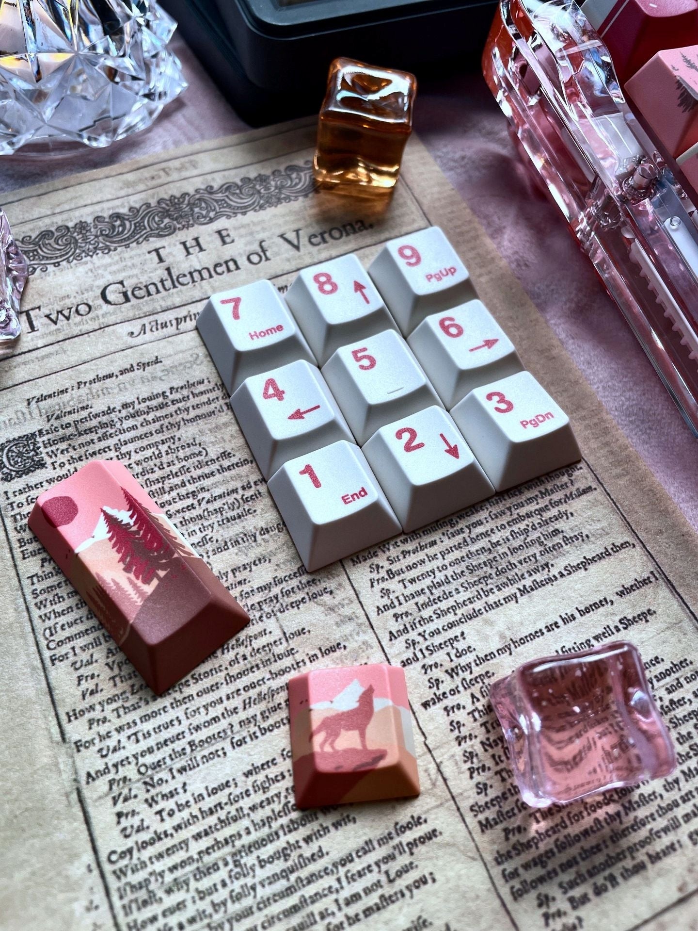 Twilight Wilderness Cherry PBT Keycaps