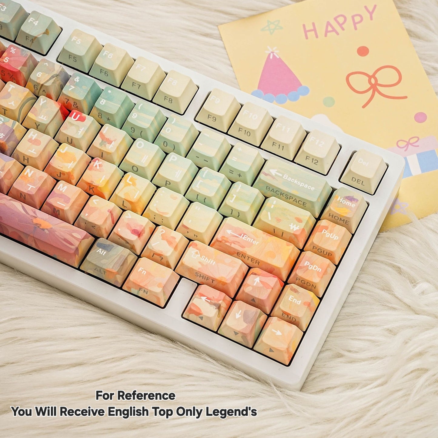 Ghibli Flower Dual Legends Cherry Backlit Keycaps