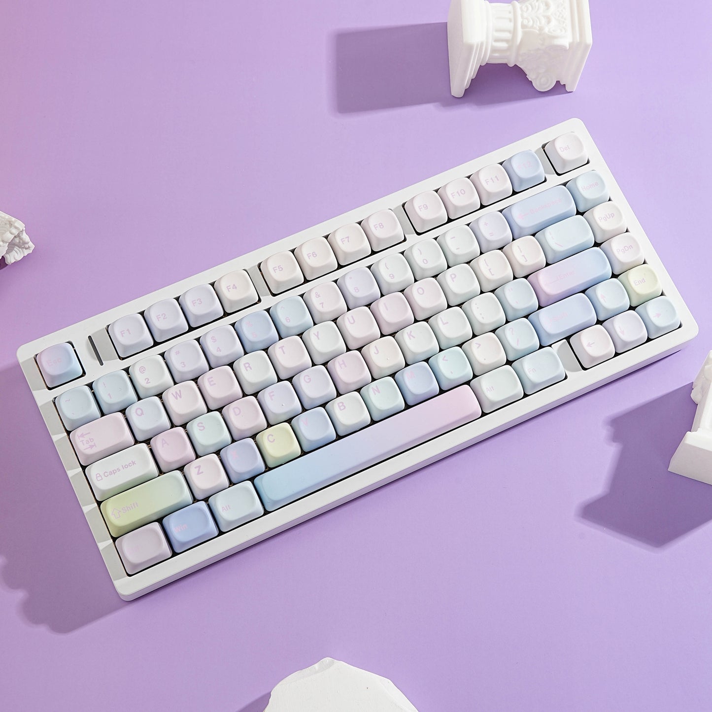 Pastel Bubble MOA PBT Keycaps