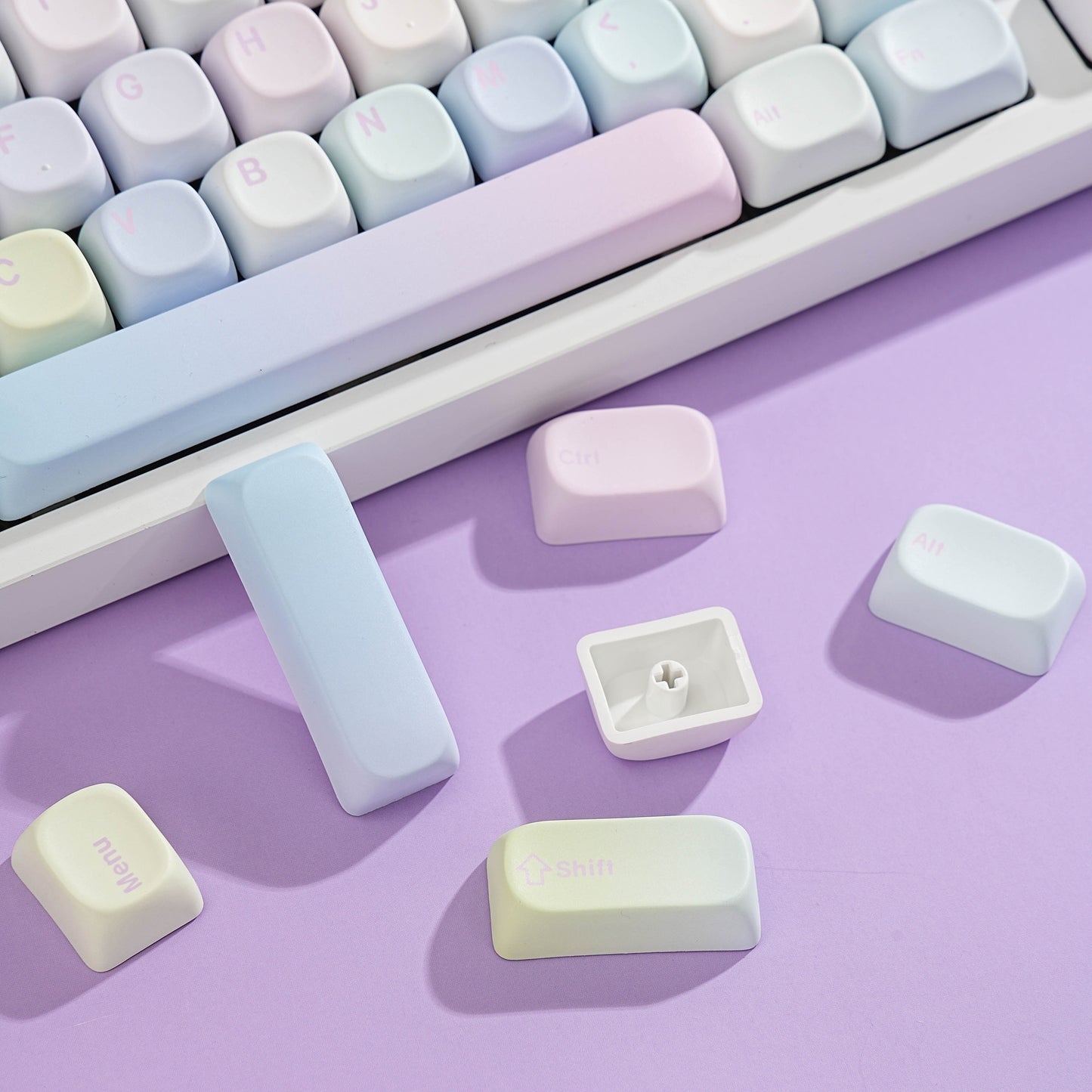 Pastel Bubble MOA PBT Keycaps