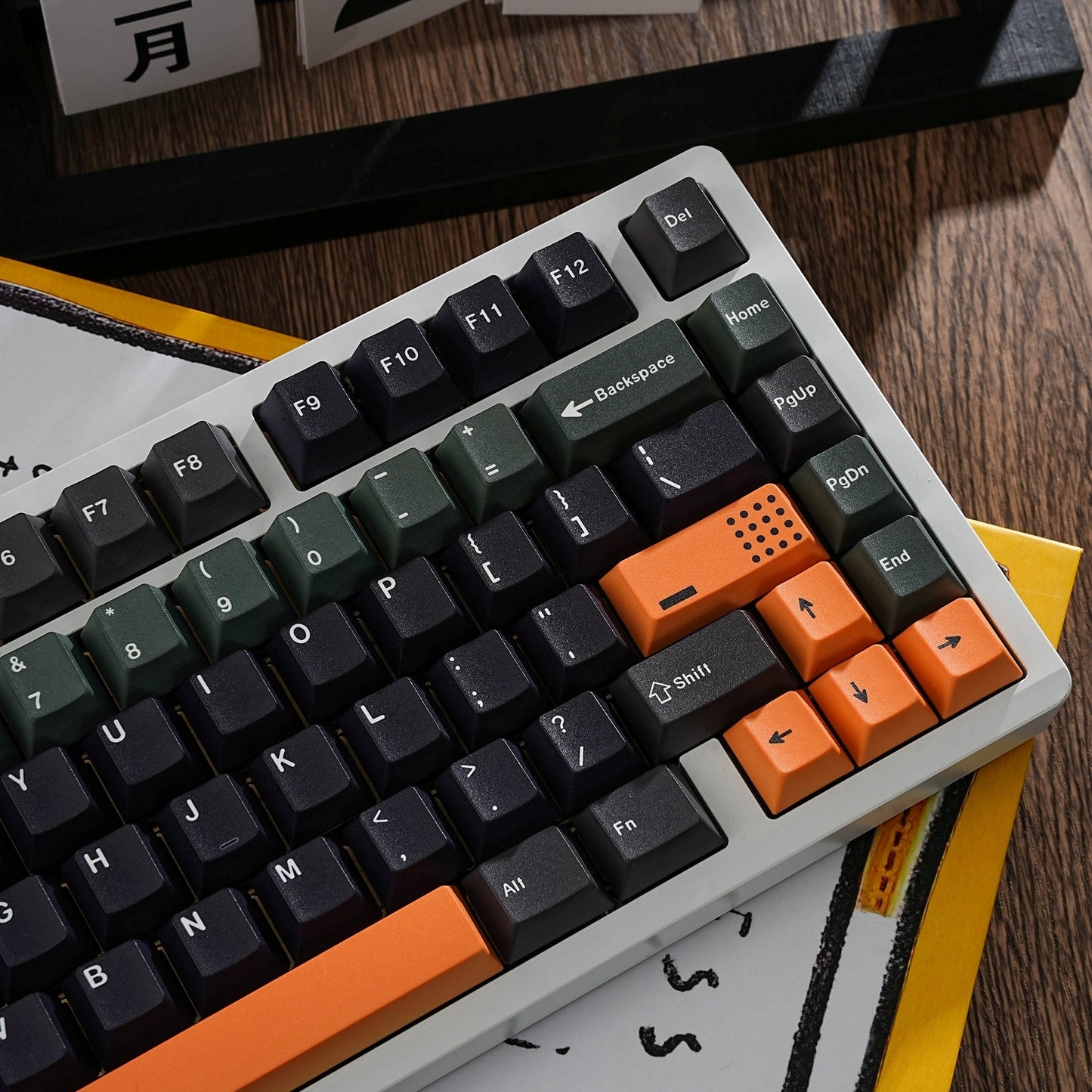 Resonance Inspired 1.7mm Thick Japanese English PBT Keycaps