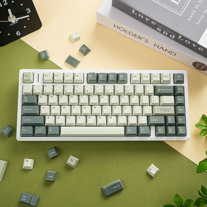 Botanical Garden Inspired 1.7mm Thick Japanese English PBT Keycaps