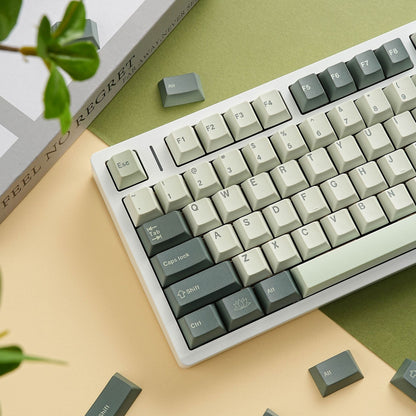 Botanical Garden Inspired 1.7mm Thick Japanese English PBT Keycaps