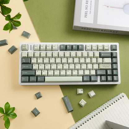 Botanical Garden Inspired 1.7mm Thick Japanese English PBT Keycaps